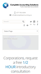 Mobile Screenshot of completeaccounting.ca
